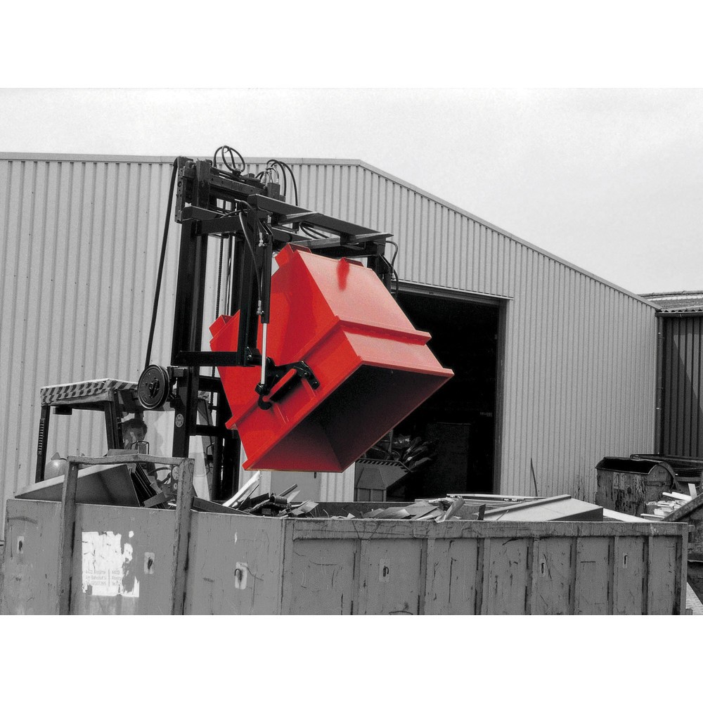 Produktabbildung Nr. 3: Bauer® Universal-Container Typ UC, Volumen 0,75 m³, RAL 3000 feuerrot