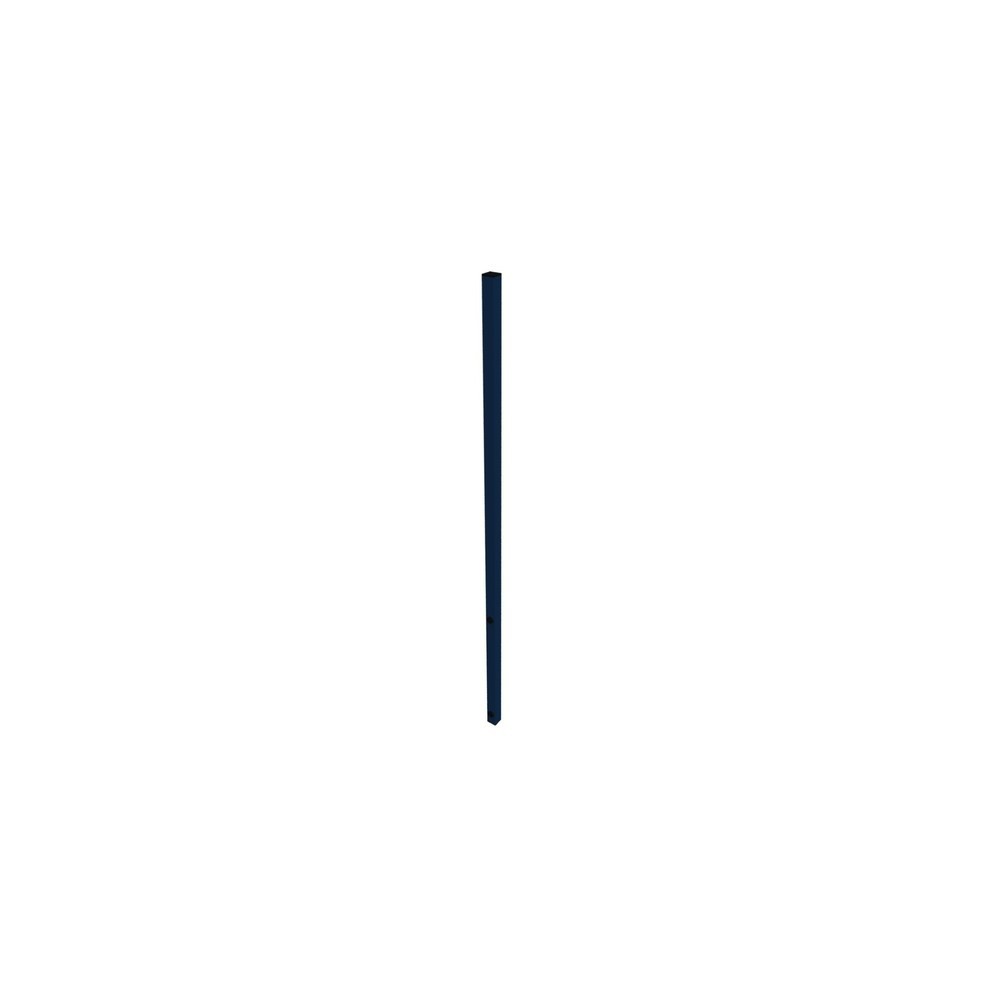 Produktabbildung: 2 kurze Befestigungsholme, HxBxT 1.170 x 40 x 40 mm, 485 mm über der Tischplatte