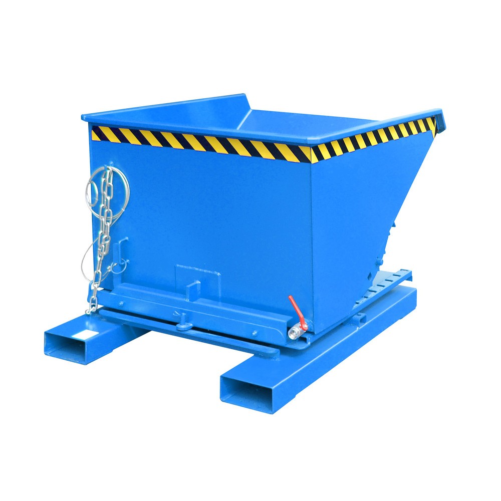 N° de l'image du produit 1 : Benne à copeaux Bauer® S3S 600, peinte, bleu clair