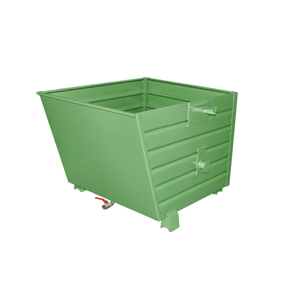 Illustration du produit: Benne à copeaux empilable Bauer® BSS 90, peinte, vert réséda