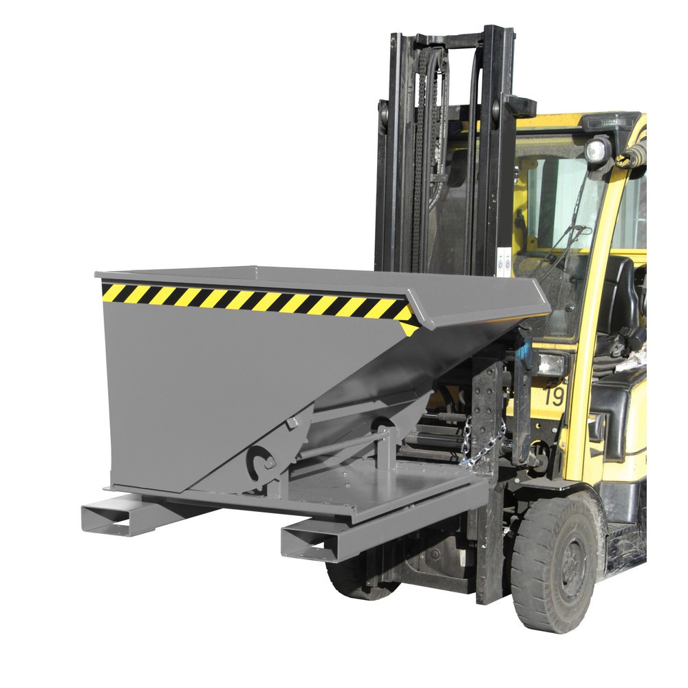 N° de l'image du produit 2 : Benne basculante Bauer® 3S 600, peinte, gris souris