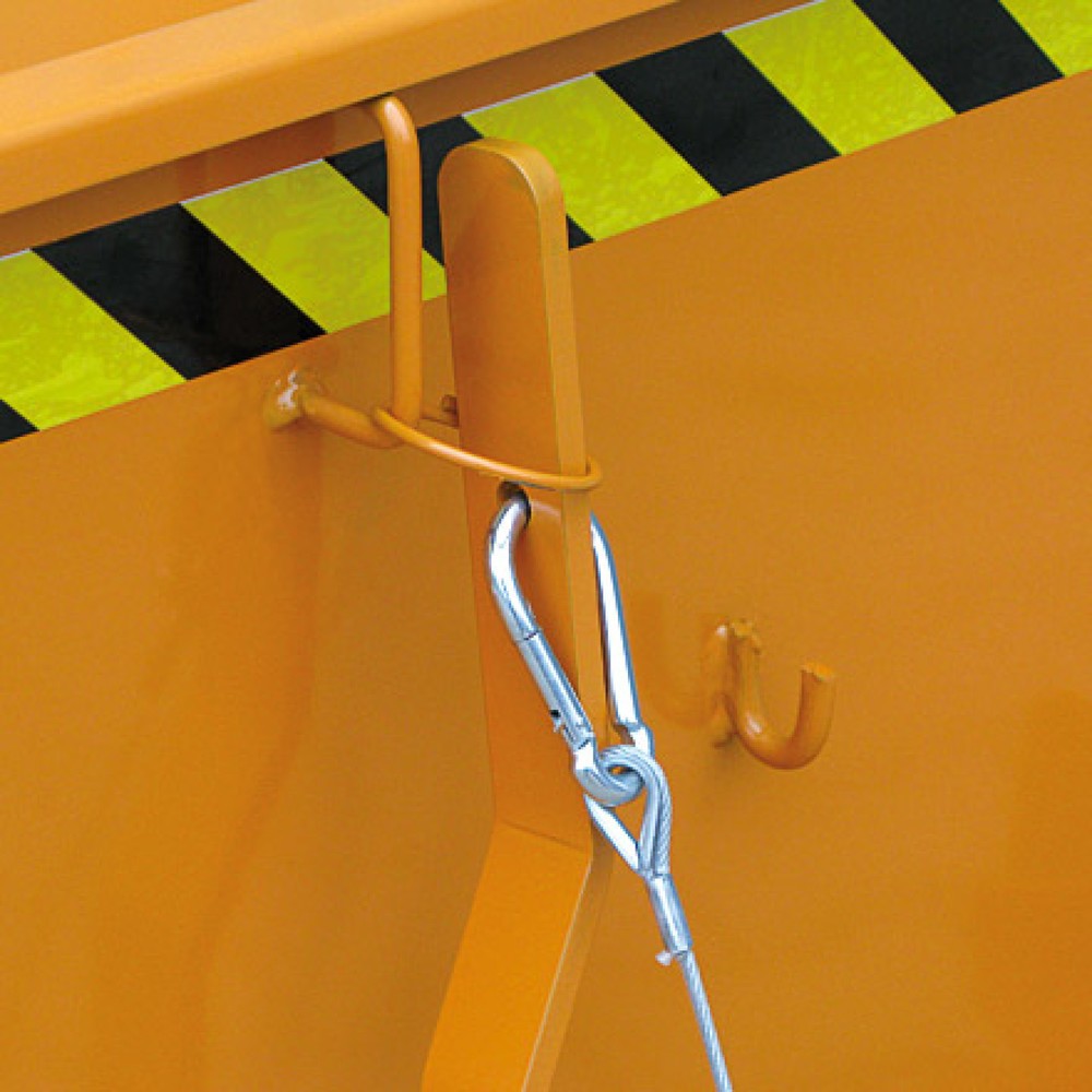 Produktabbildung Nr. 5: Benne basculante Eichinger® hauteur de construction faible, 1 000 kg, 400 litres, bleu gentiane