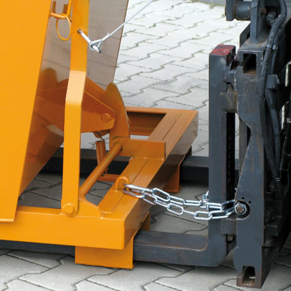 Produktabbildung Nr. 4: Benne basculante Eichinger® hauteur de construction élevée, 3 000 kg, 2 000 litres, bleu gentiane