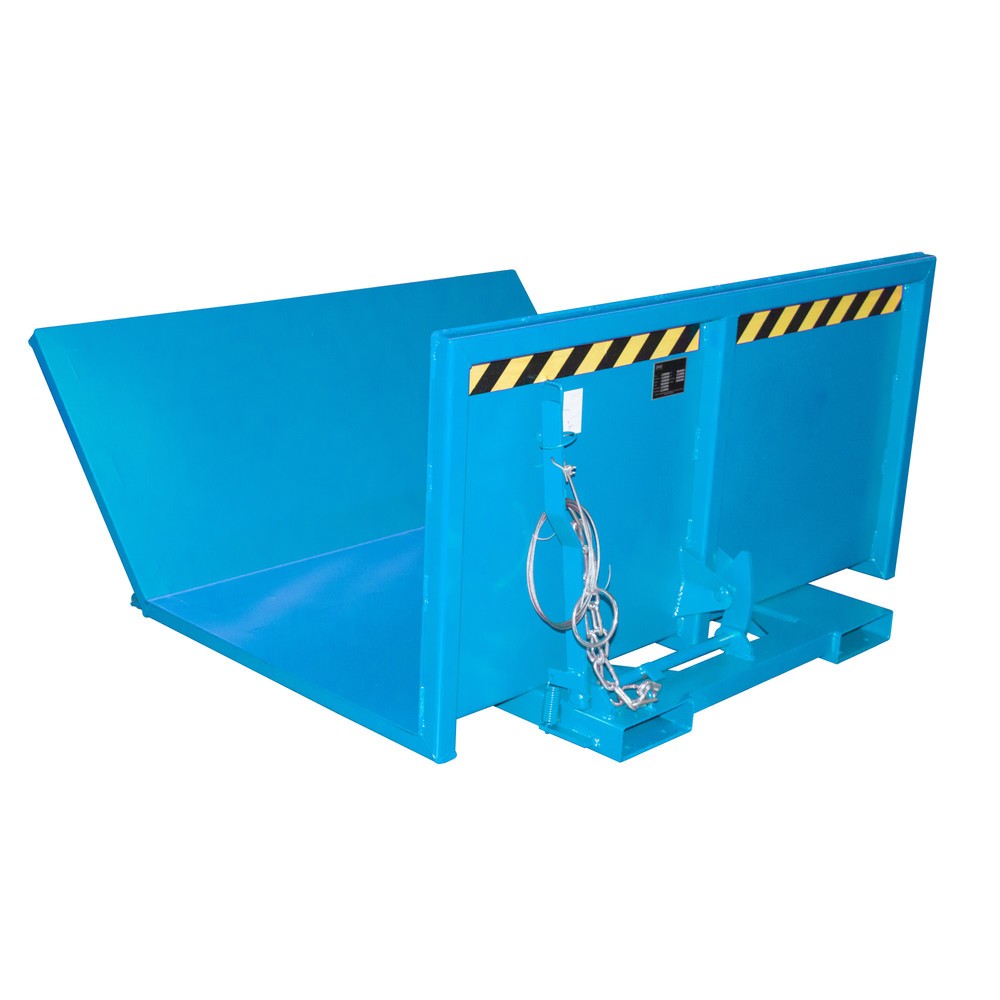 Illustration du produit: Benne basculante pour charges longues type LGK, capacité de charge 1 000 kg, RAL 5012 bleu clair