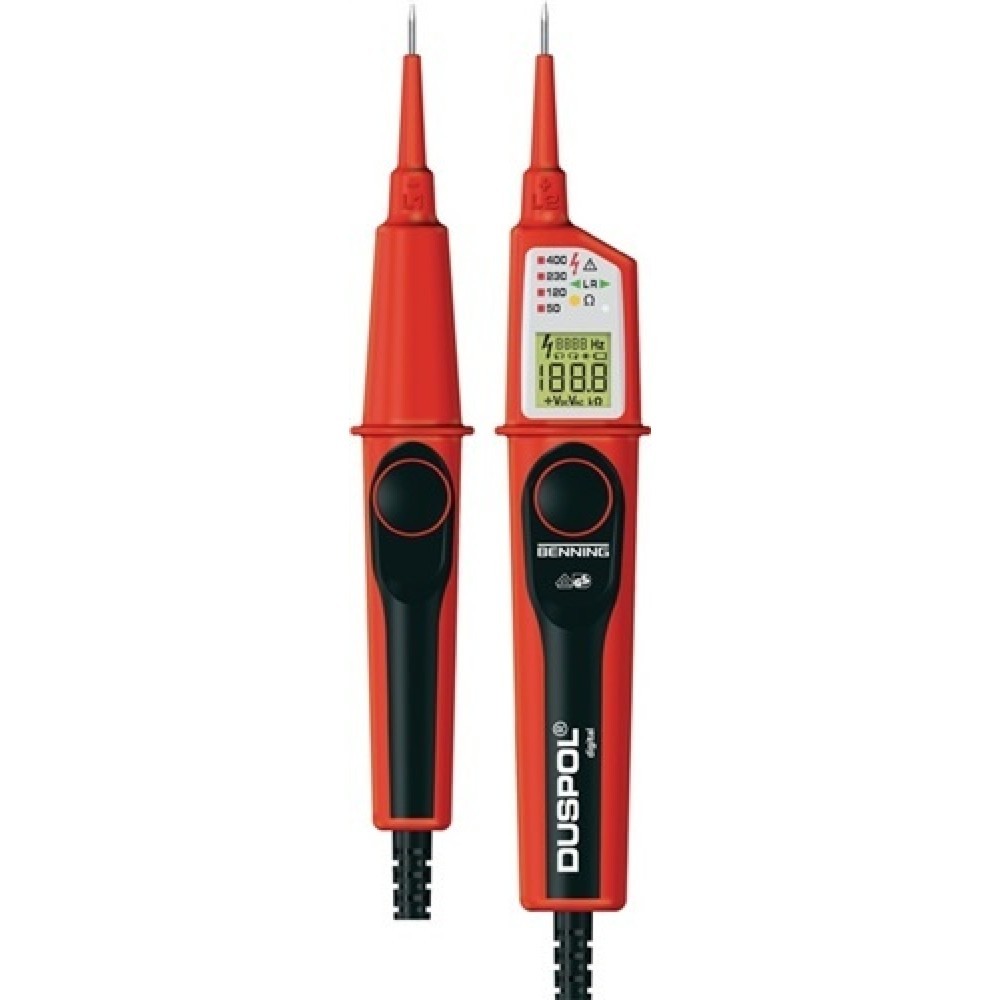 Produktabbildung Nr. 1: Spannungsprüfer 1-1000 V AC/1-1200 V DC 2polig Last zuschaltbar DUSPOL digital