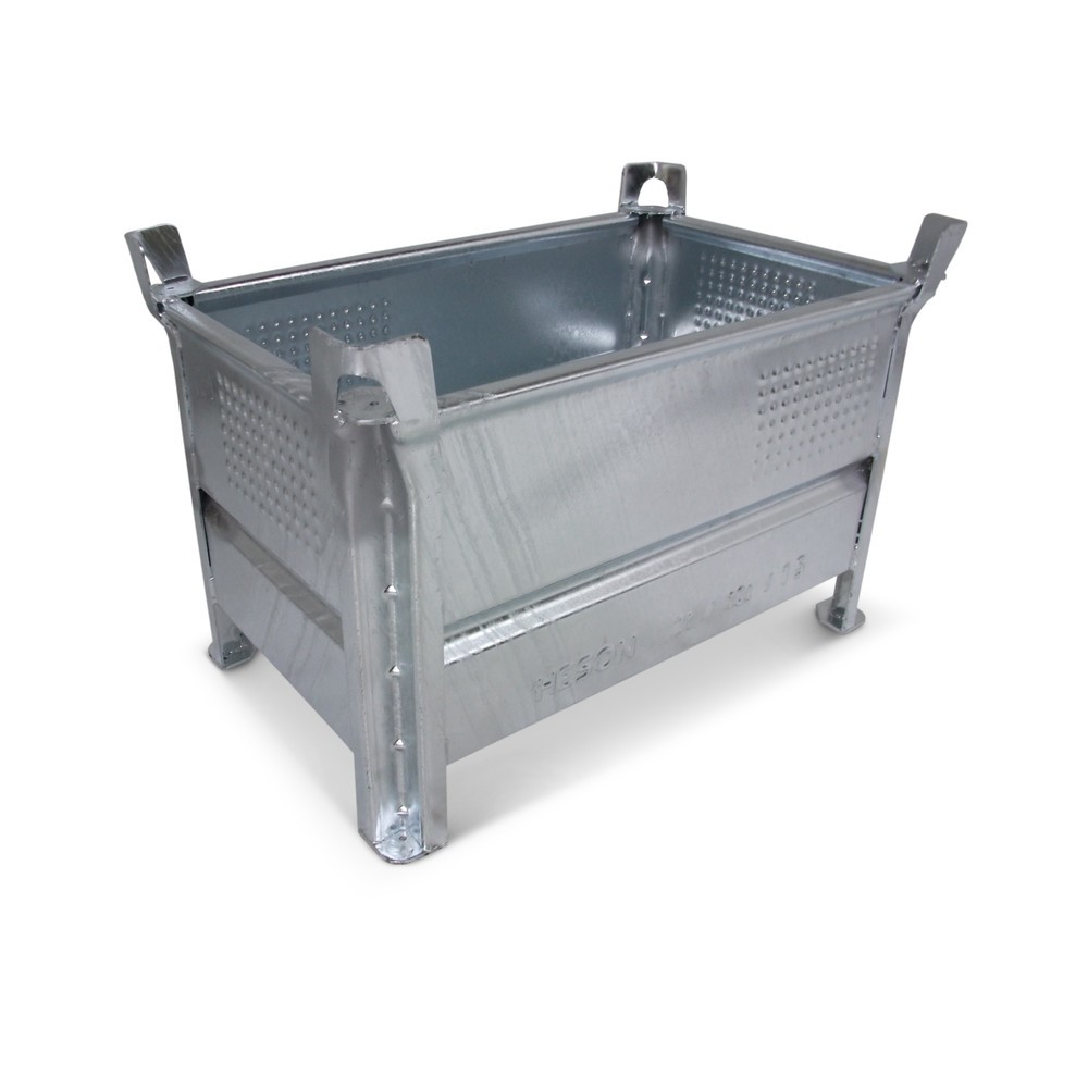 Illustration du produit: Berceau empilable HESON®, avec parois pleines, capacité de charge 2 000 kg, l x P 800 x 500 mm