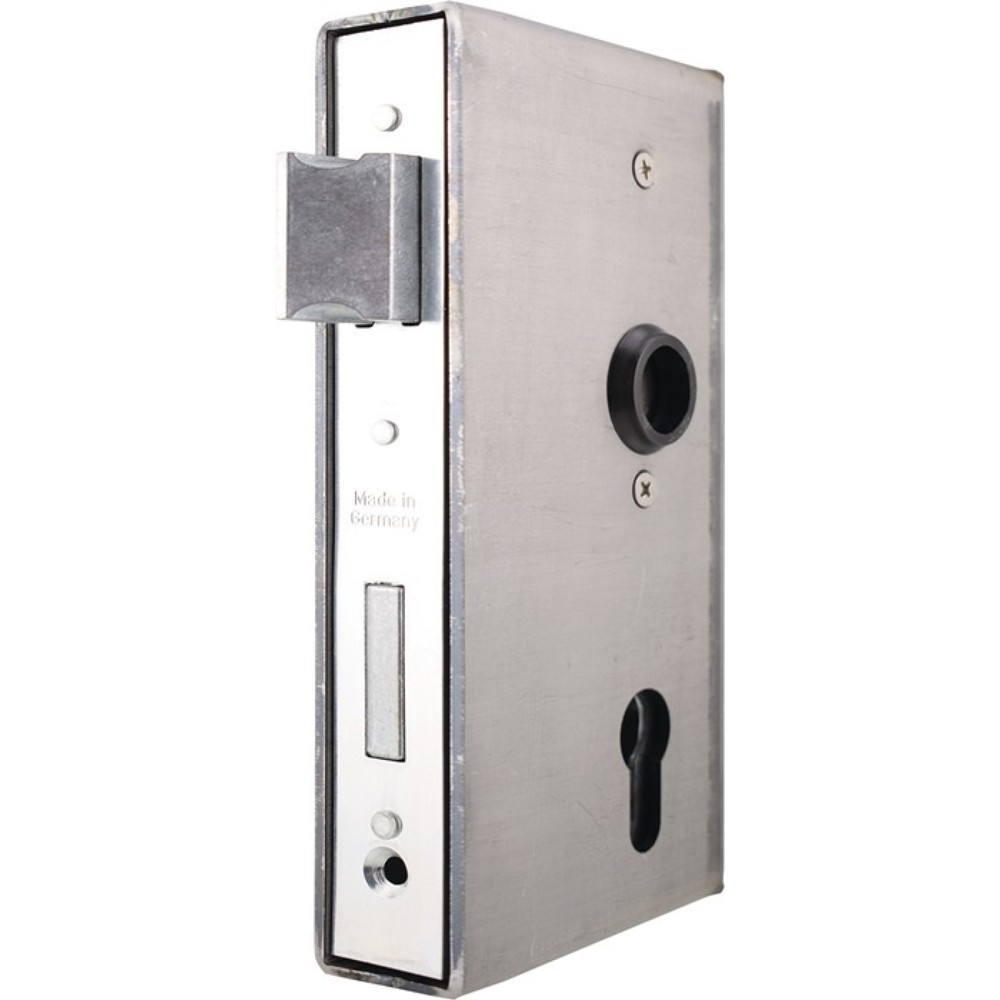 Produktabbildung: BEVER Kastenschloss 400401P, DIN links/rechts PZ Rohrstärke 40 mm, Dornmass 55 mm