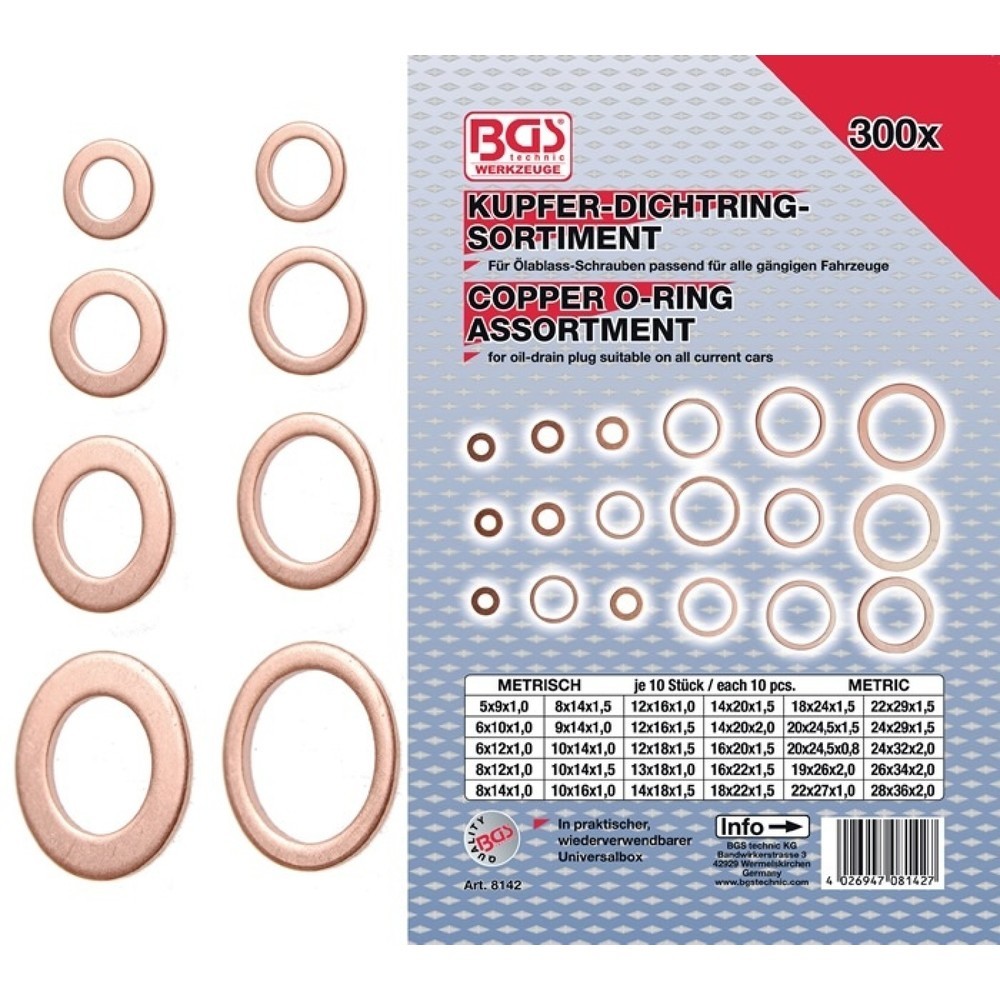 Illustration du produit: BGS Dichtringsortiment, 300-teilig