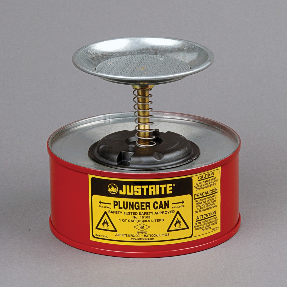 Illustration du produit: Bidon humecteur économique Justrite® en tôle d’acier, 1 litre