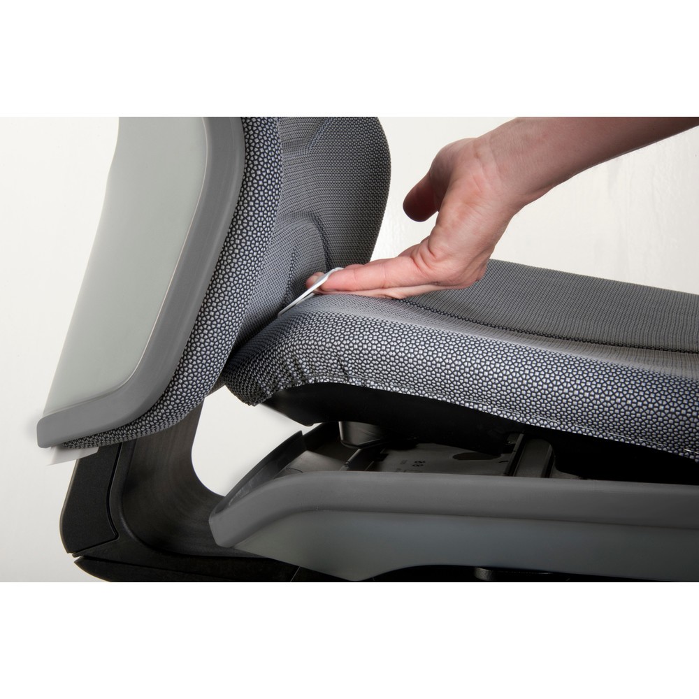 Produktabbildung Nr. 11: Chaise de travail pivotante bimos Neon, sans élément de rembourrage gris, roulettes, 450-620 mm système synchrone