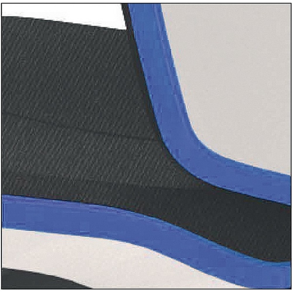 Produktabbildung Nr. 5: Chaise de travail pivotante bimos Neon, sans élément de rembourrage bleu, roulettes, 450-620 mm contact permanent
