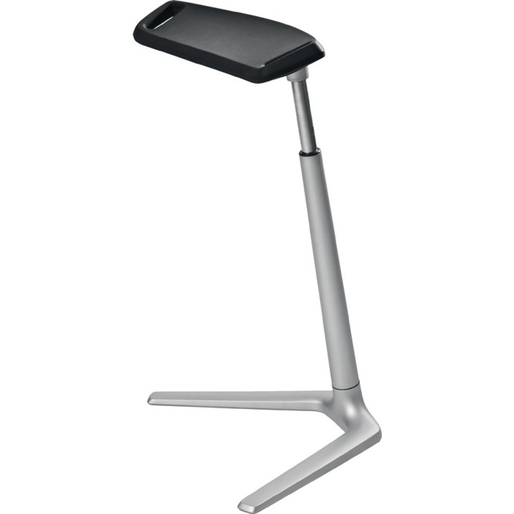 Illustration du produit: Assis-debout bimos, hauteur d'assise réglable 620-850 mm, mousse intégrale, aluminium argenté