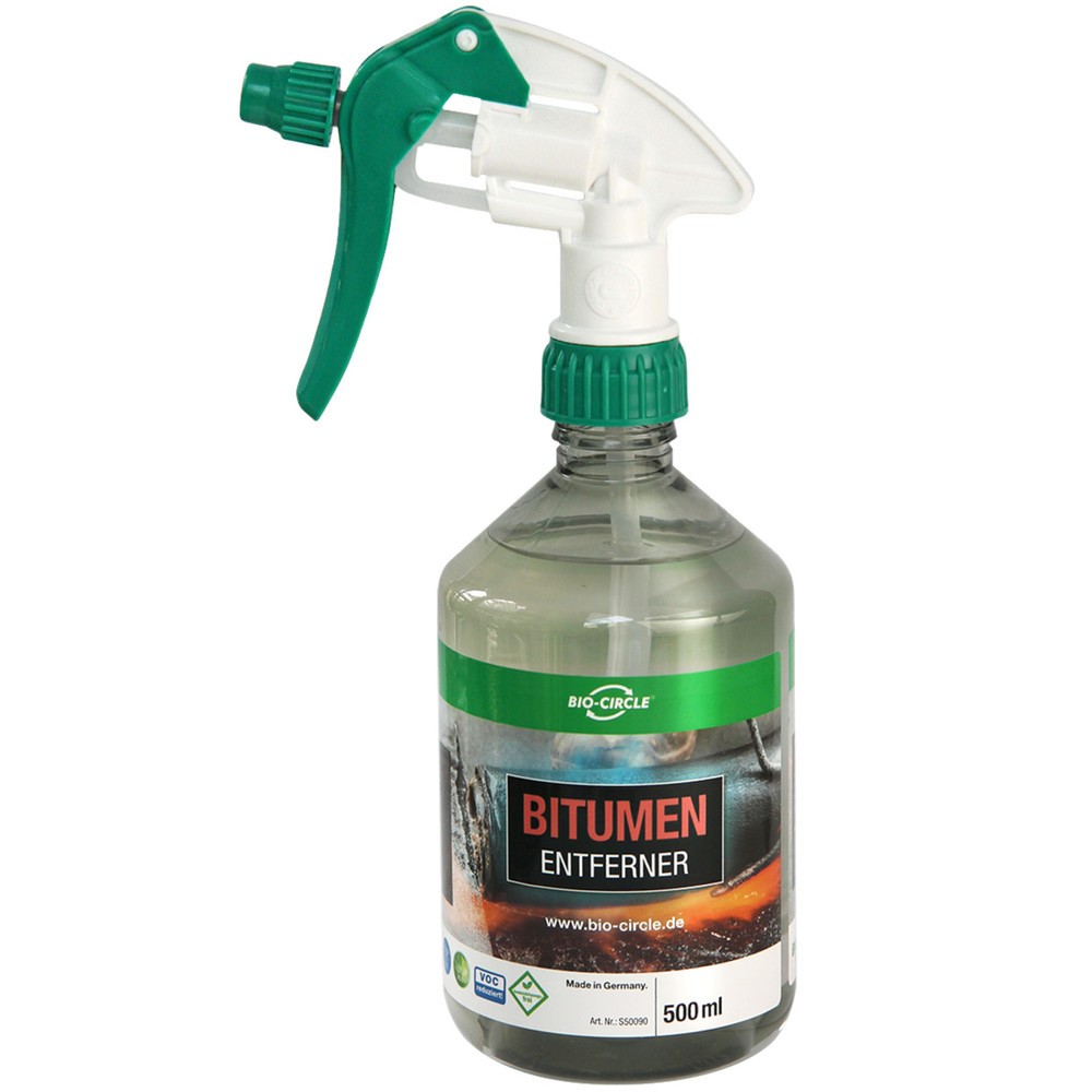 Produktabbildung Nr. 1: BIO-CIRCLE Décapant spécial bitume, 20x bombes aérosol de 500 ml, avec 10x têtes de pulvérisation