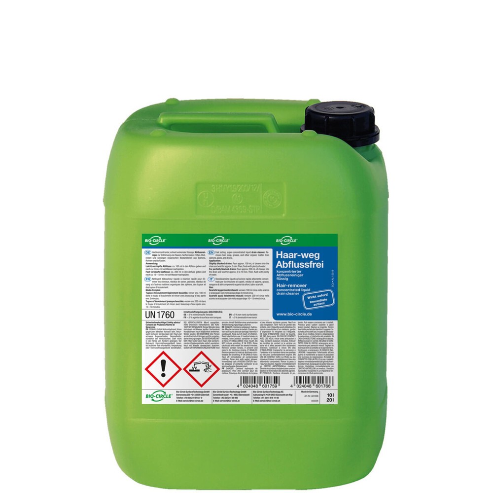 Produktabbildung Nr. 1: Bio-Circle Pipe Cleaner Hair Off Drain Boite 10 L