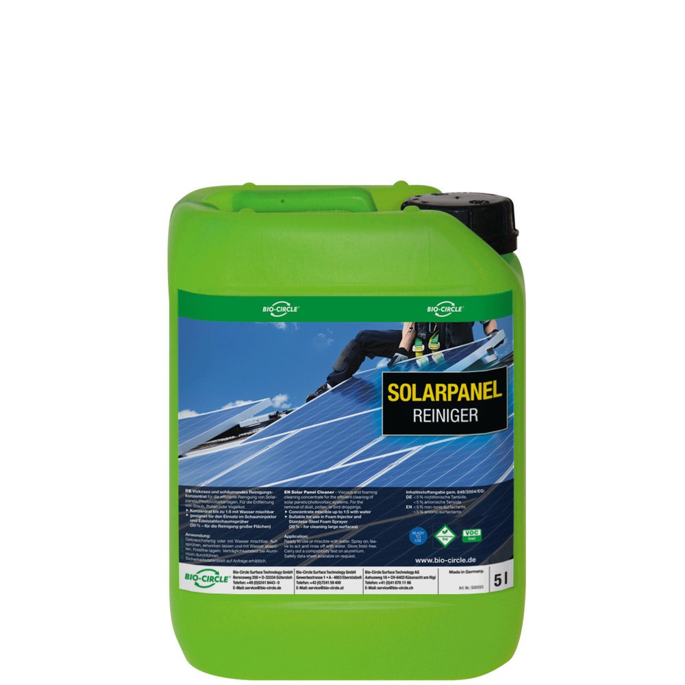 Produktabbildung Nr. 1: BIO-CIRCLE Nettoyant pour panneaux solaires, bidon de 5 l