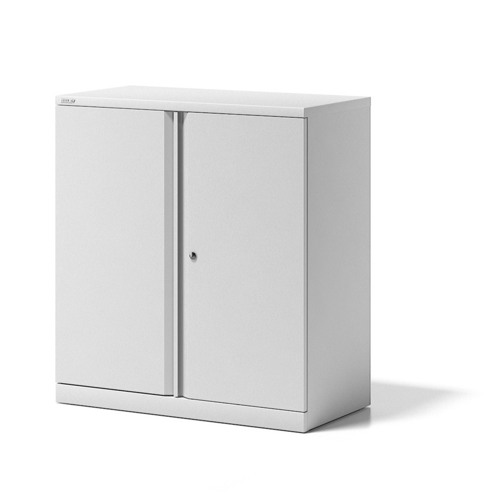 Produktabbildung: BISLEY Flügeltürenschrank Essentials, 2 OH, Breite 914 mm, verkehrsweiss
