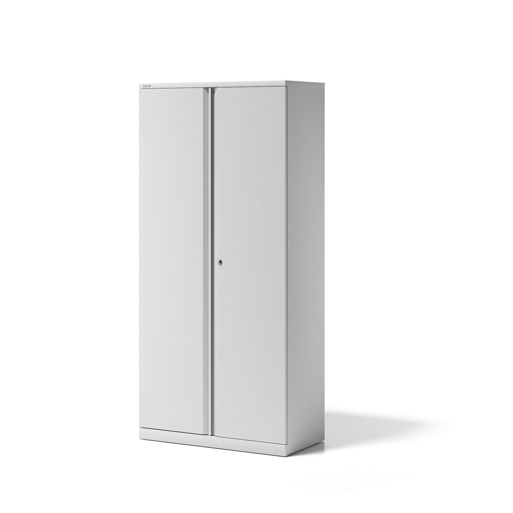 Produktabbildung: BISLEY Flügeltürenschrank Essentials, 5 OH, Breite 914 mm, verkehrsweiss