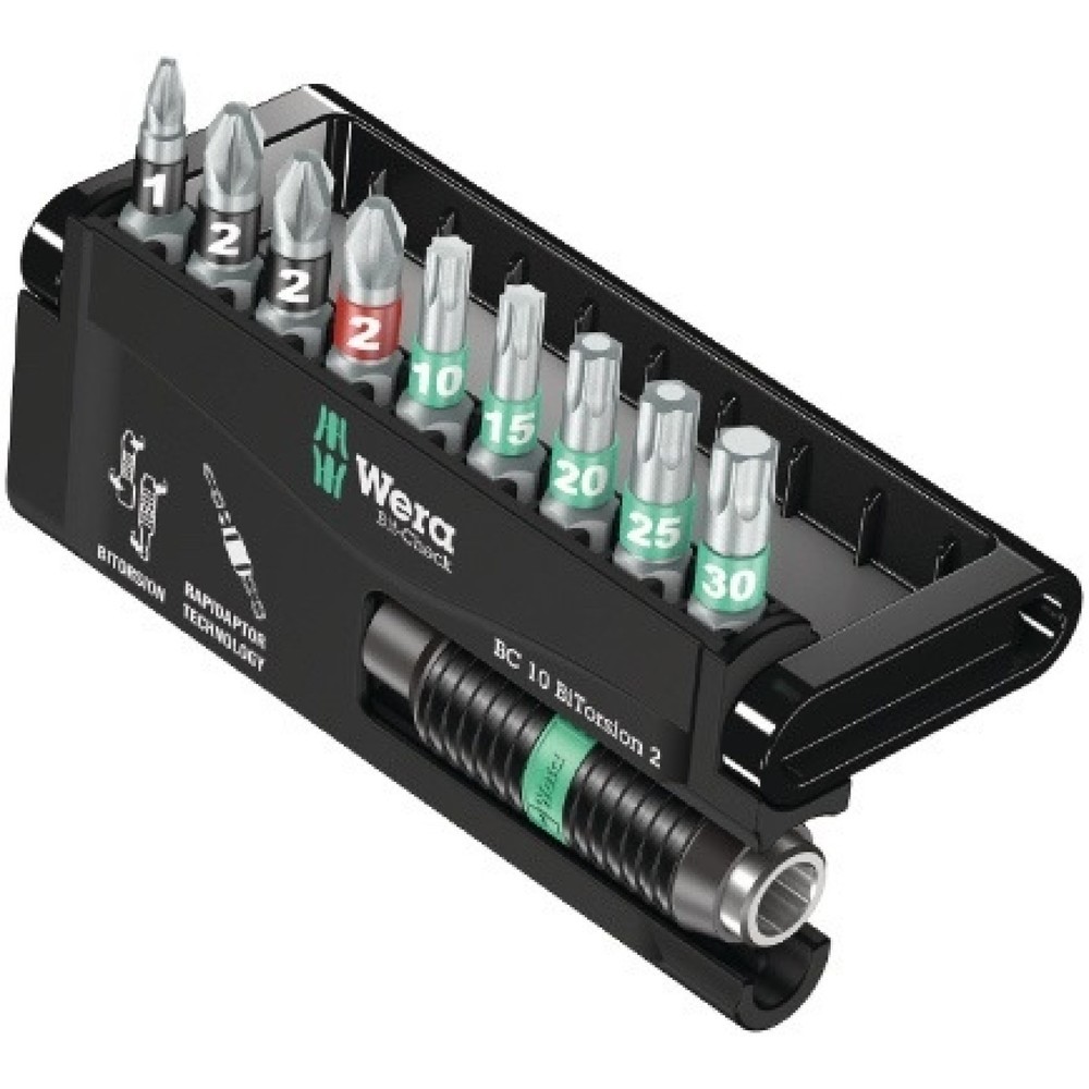 Illustration du produit: Assortiment d'embouts Bit-Check 30 BiTorsion 1 30 pièces PH/PZD/TX WERA