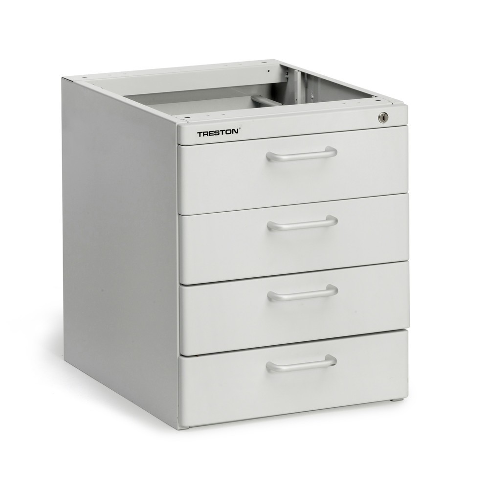 Illustration du produit: Bloc-tiroirs à fixer sous table, HxLxP 455 x 370 x 460 mm, 4 tiroirs