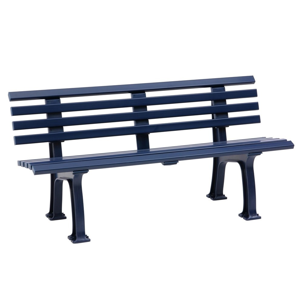 Produktabbildung Nr. 1: BLOME Sitzbank Bern, Länge 1.500 mm, 2-füssig, blau