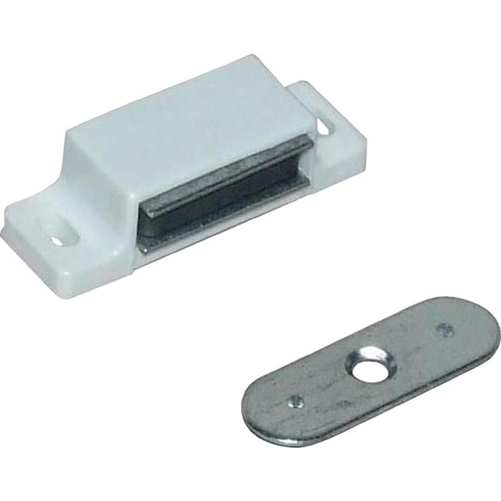 Produktabbildung: BMB Magnetschnäpper 4100, 4 kg, Kunststoff weiss