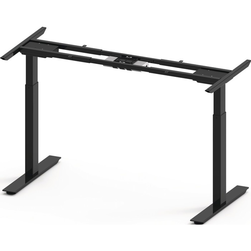 Produktabbildung: BMB Steh-Sitz Tischgestell schwarz RAL 9017, Höhe 695-1145 mm