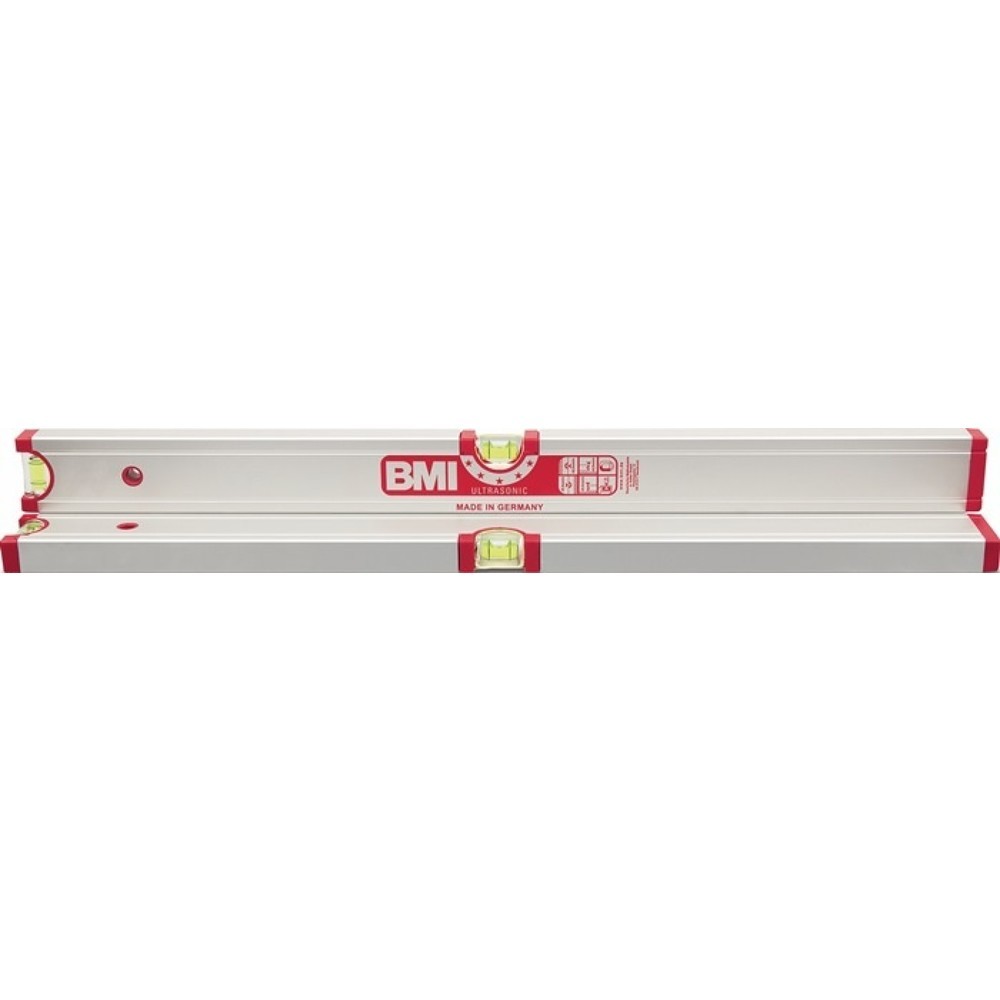 Produktabbildung: BMI Pfostenwasserwaage 692, Aluminium silber, 60 cm, ± 0,5 mm/m