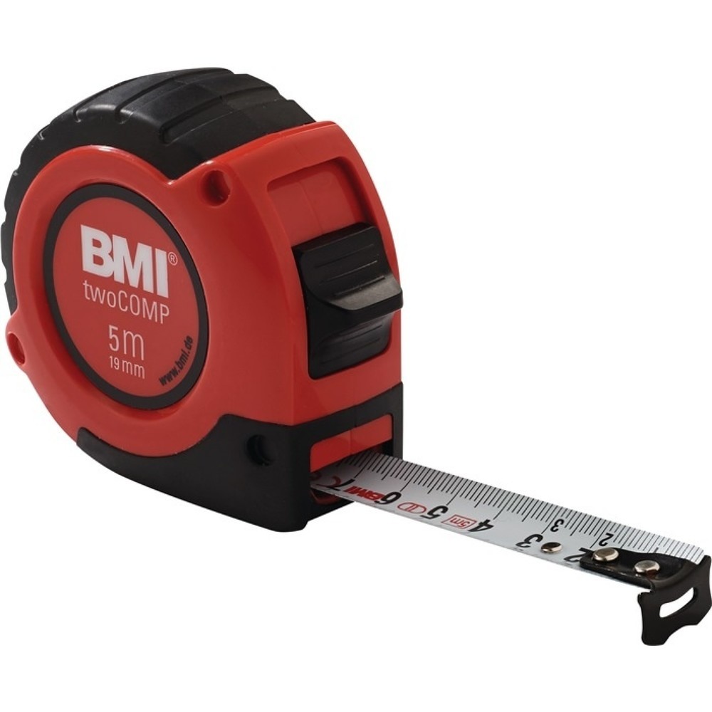 Produktabbildung: BMI Taschenrollbandmass twoComp L.3m B.16mm mm/cm EG II ABS Automatic SB