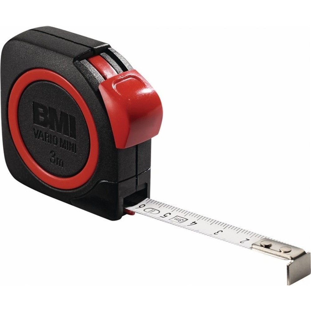 Produktabbildung: BMI Taschenrollbandmass VARIO Mini L.3m B.10mm mm/cm EG II ABS Automatic
