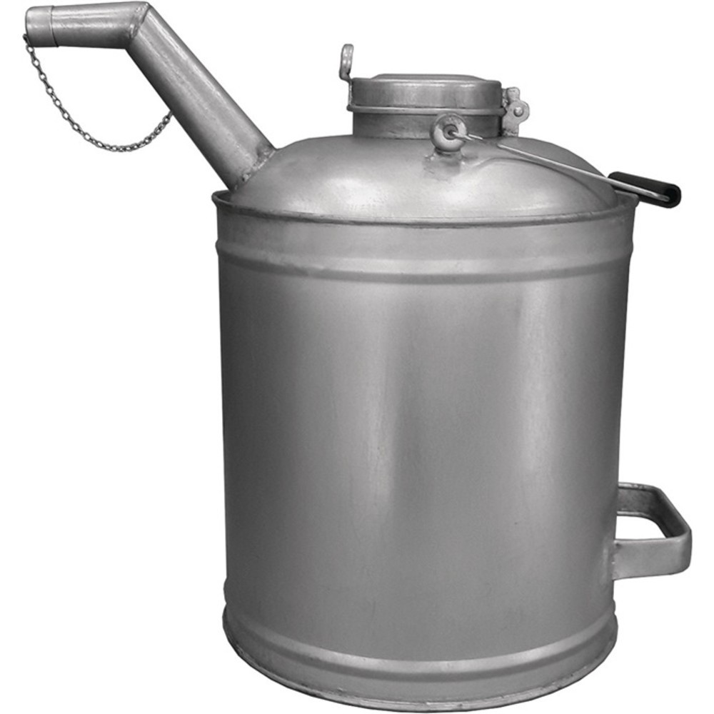 N° de l'image du produit 2 : Bidon de réserve d'huile VKV 10000 galvanisé 10,0 l métal SAMOA HALLBAUER