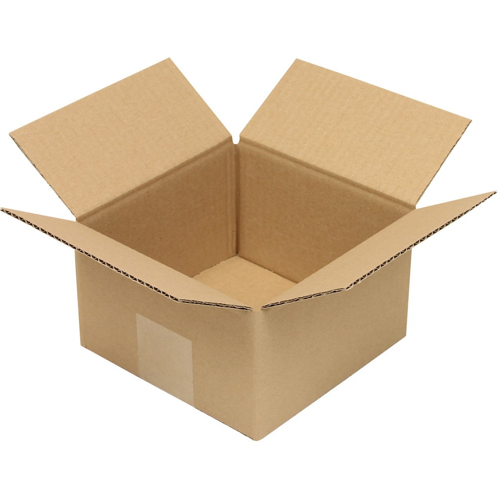 Illustration du produit: Caisse pliante en carton ondulé, 1-wave, dimensions intérieures HxLxP 90 x 160 x 160 mm, qualité 1.20 W