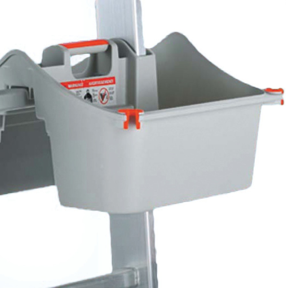 Illustration du produit: Boîte à outils à accrocher pour escabeau double à marches ZARGES compact