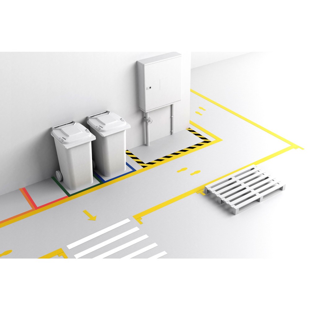 Produktabbildung Nr. 2: BOPLAN® Bodenmarkierung Line Plan, "L", gelb