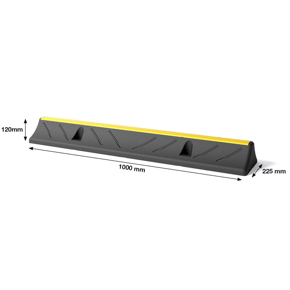 Produktabbildung Nr. 3: BOPLAN® Butée de roue pour poids lourds Wheel Stop M, LxlxH 1 000 x 200 x 110 mm