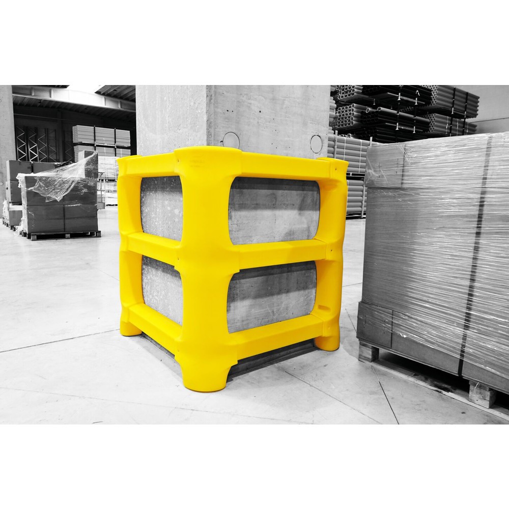 Produktabbildung Nr. 3: BOPLAN® Protection contre les chocs pour colonnes CP Universal, à découper, hauteur 1 100 mm, pour dimensions de colonnes (lxP) 700 x 700 mm