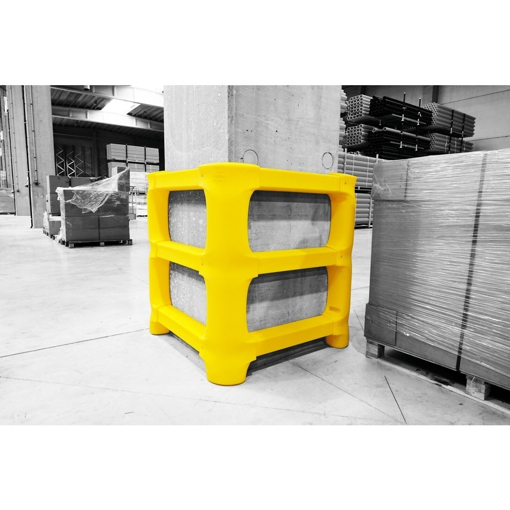Produktabbildung Nr. 3: BOPLAN® Protection contre les chocs pour colonnes CP Universal, à découper, hauteur 1 100 mm, pour dimensions de colonnes (lxP) 1 000 x 1 000 mm
