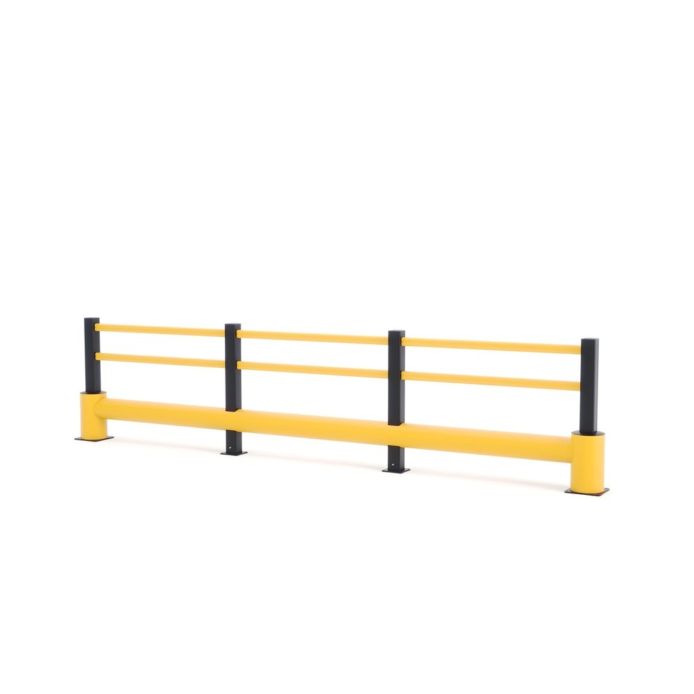 Produktabbildung: BOPLAN® Rammschutzgeländer TB 400 Plus, Innenbereich, HxL 1.150 x 5.050 mm