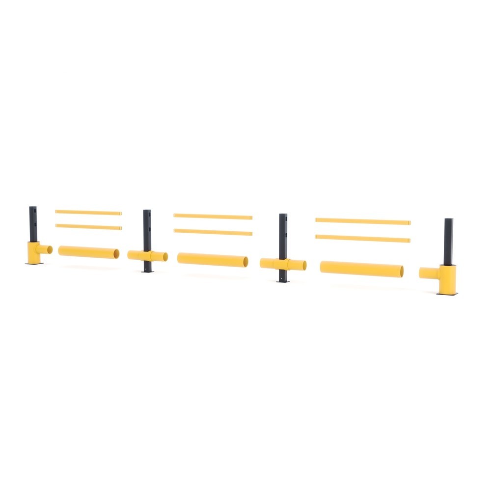 Produktabbildung Nr. 2: BOPLAN® Rammschutzgeländer TB 400 Plus, Innenbereich, HxL 1.150 x 5.050 mm