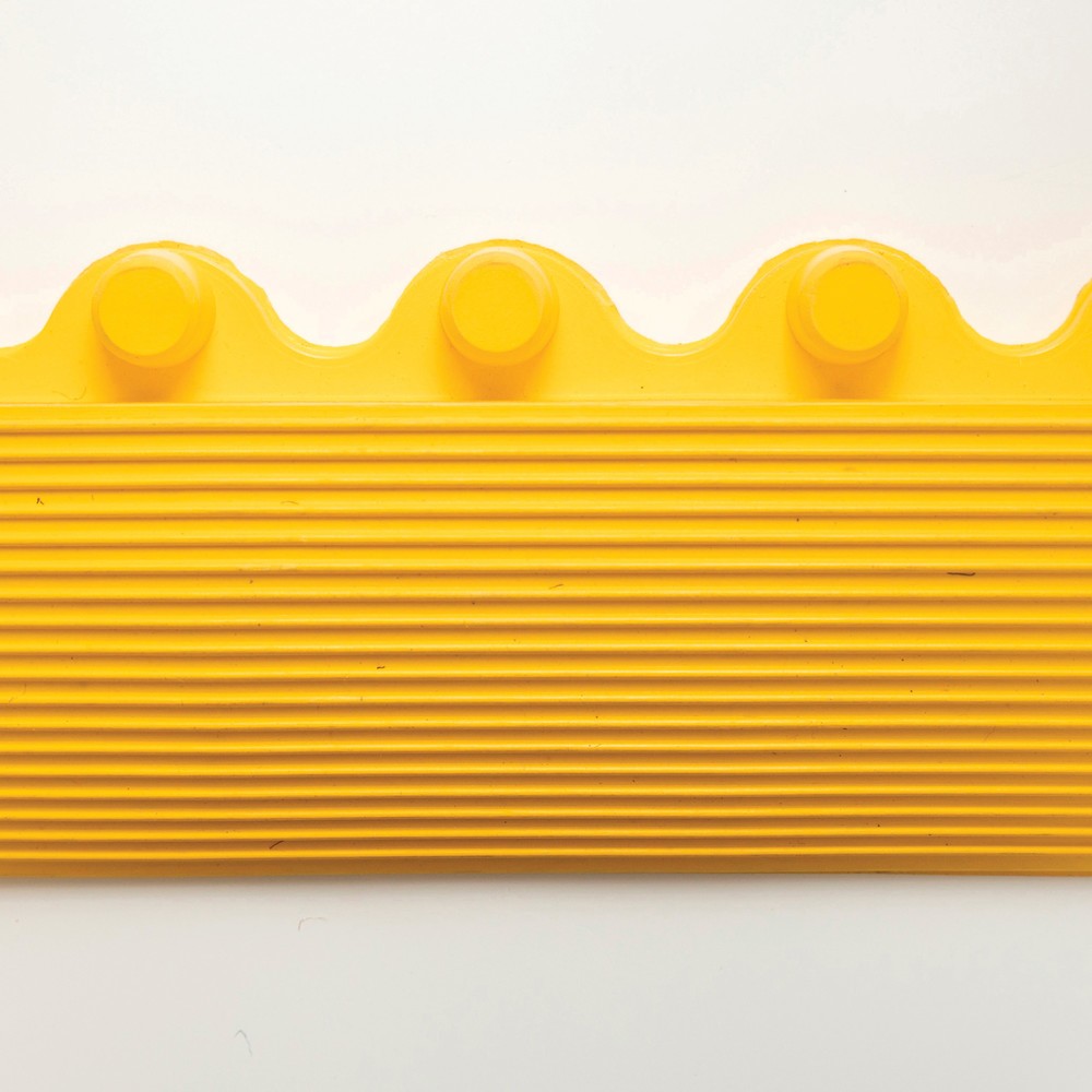 Produktabbildung Nr. 2: Bordure pour tapis de sol NoTrax Slabmat Carré™, mâle, jaune