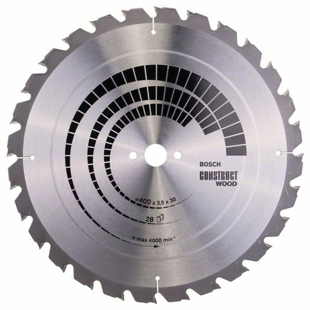 Produktabbildung Nr. 2: BOSCH Kreissägeblatt AD 400mm Z.28 HB Schnitt-B.3,5mm
