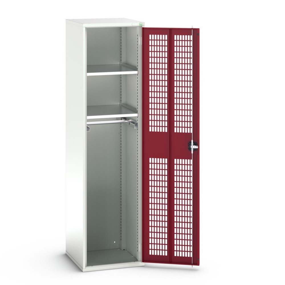 Illustration du produit: bott verso Armoire-penderie avec ventilation, avec 2 tablettes et 1 tringle à vêtements, lxPxH : 525 x 550 x 2 000 mm