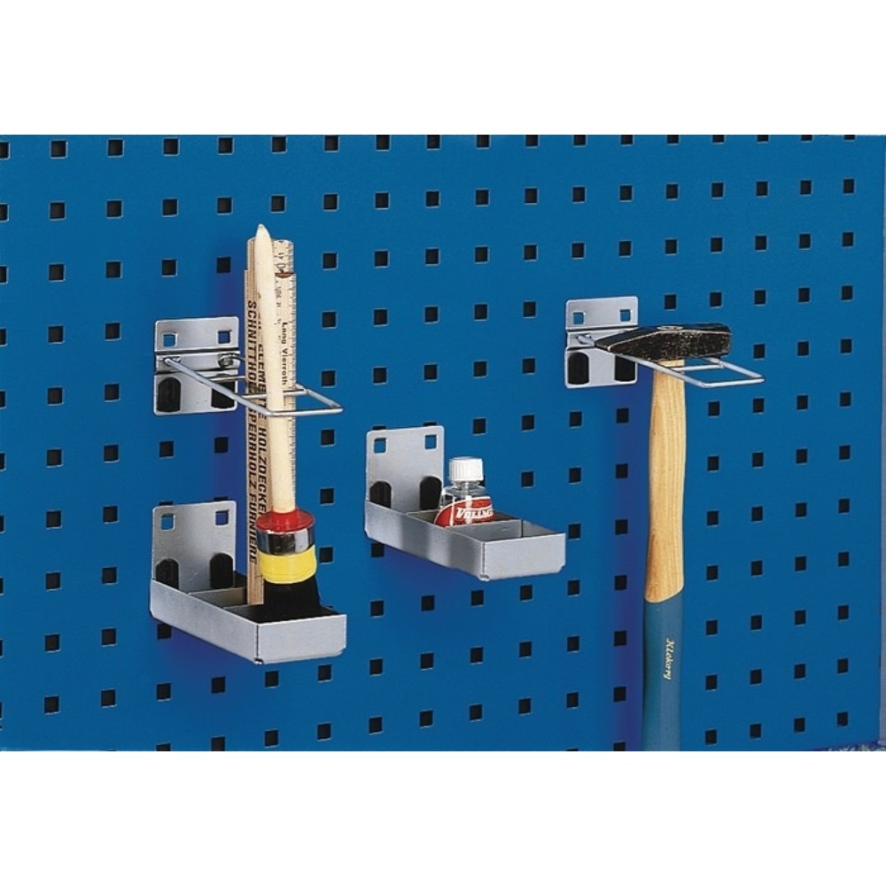 Produktabbildung: bott Kombihalter, passend für Lochplatten, B50xT150mm, 2-tlg.