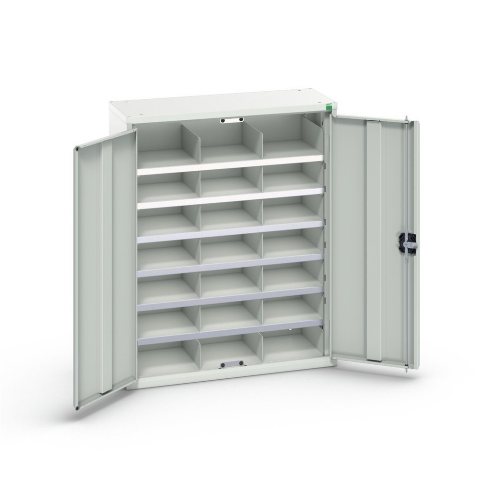 Illustration du produit: bott Armoire à casiers verso, avec 21 compartiments, lxPxH : 800 x 350 x 1 000 mm