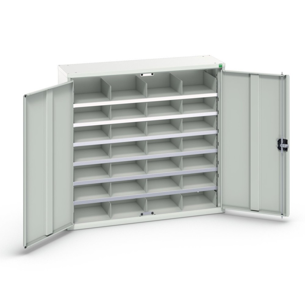 Illustration du produit: bott Armoire à casiers verso, avec 28 compartiments, lxPxH : 1 050 x 350 x 1 000 mm