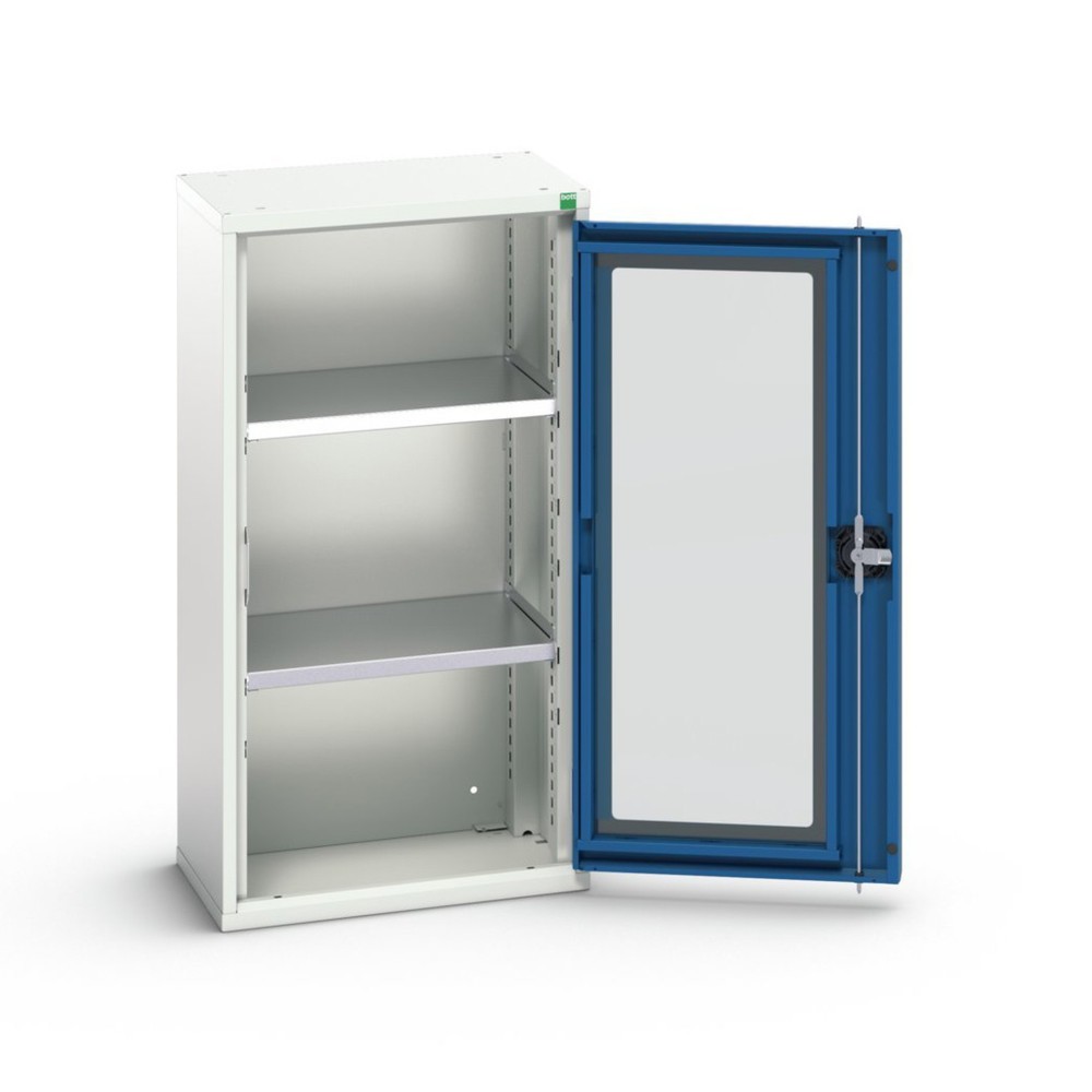 Produktabbildung Nr. 1: bott Armoire à porte battante verso, porte transparente, avec 2 tablettes, lxPxH : 525 x 350 x 1 000 mm