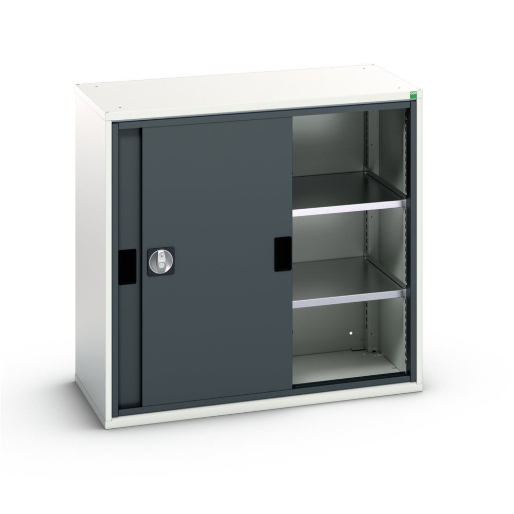 Illustration du produit: bott Armoire à portes coulissantes verso, avec 2 tablettes, lxPxH : 1 050 x 550 x 1 000 mm