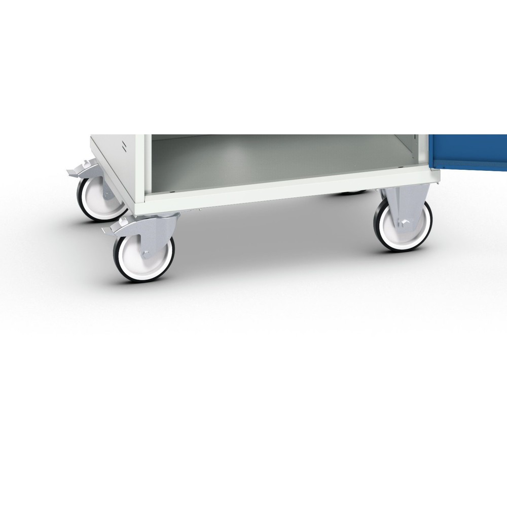 Illustration du produit: bott Jeu de roulettes verso, pour armoires informatiques, lxPxH : 650 x 550 x 150 mm
