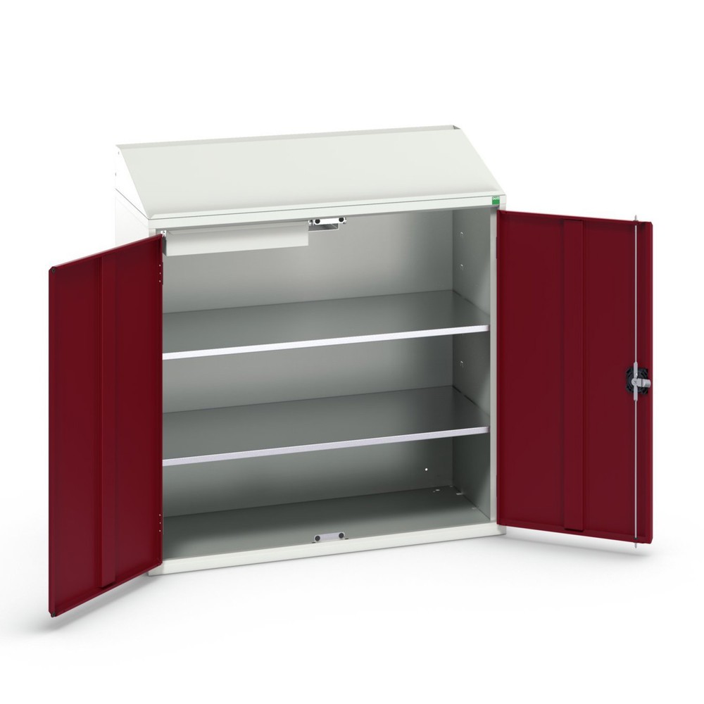 Illustration du produit: bott Pupitre verso Economy, avec 2 tablettes et 1 tiroir, lxPxH : 1 050 x 550 x 1 130 mm