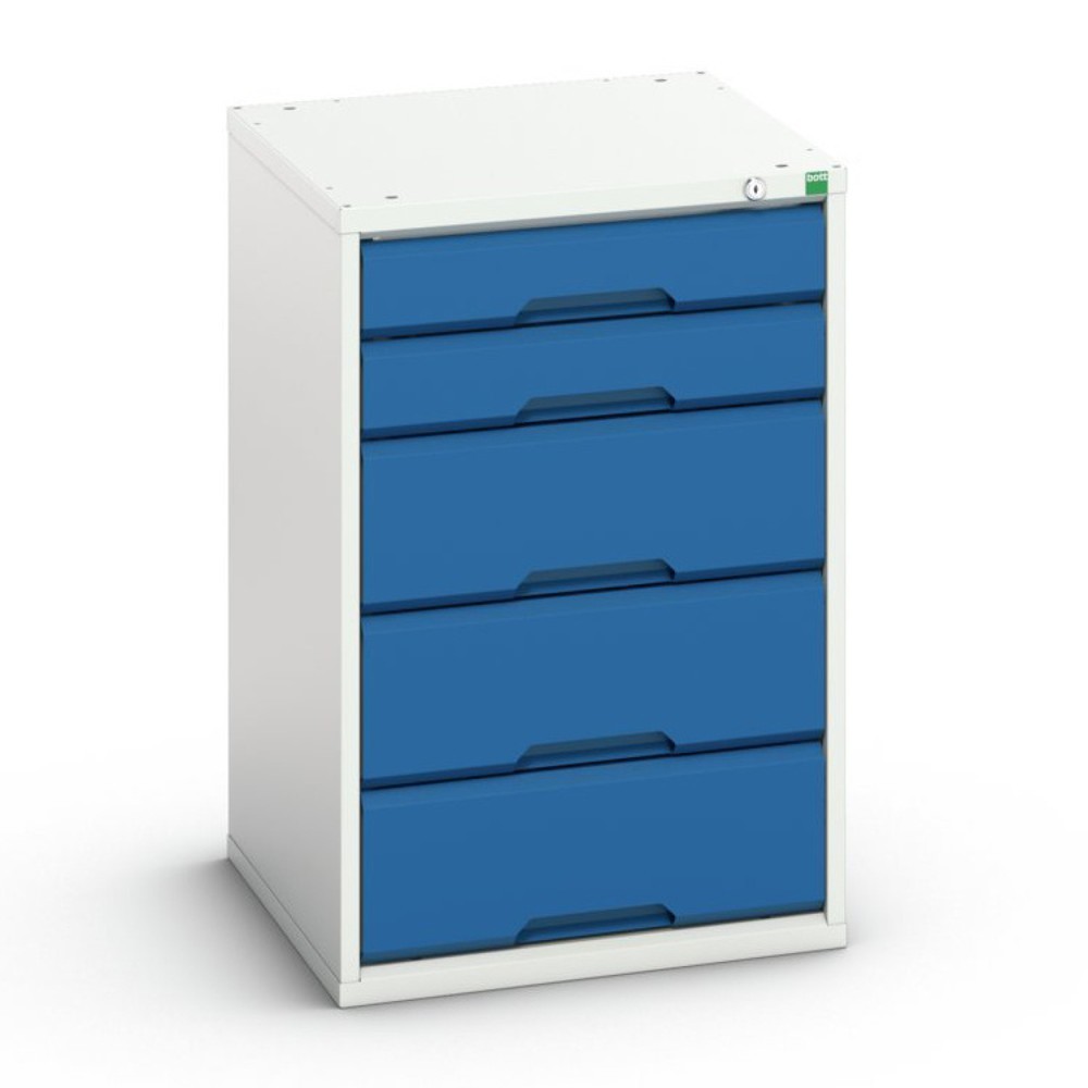 Produktabbildung Nr. 1: bott verso Schubladenschrank, mit 5 Schubladen, BxTxH: 525 x 550 x 800 mm