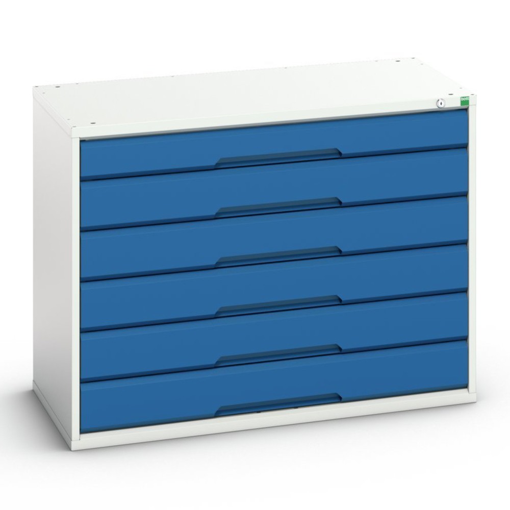 Produktabbildung Nr. 1: bott verso Schubladenschrank, mit 6 Schubladen, BxTxH: 1050 x 550 x 800 mm